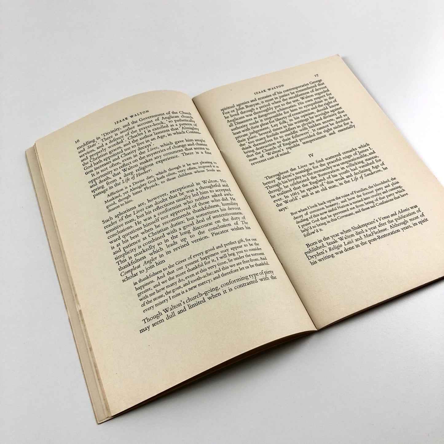 Izaak Walton by Margaret Bottrall | National Book League 1955, No 68