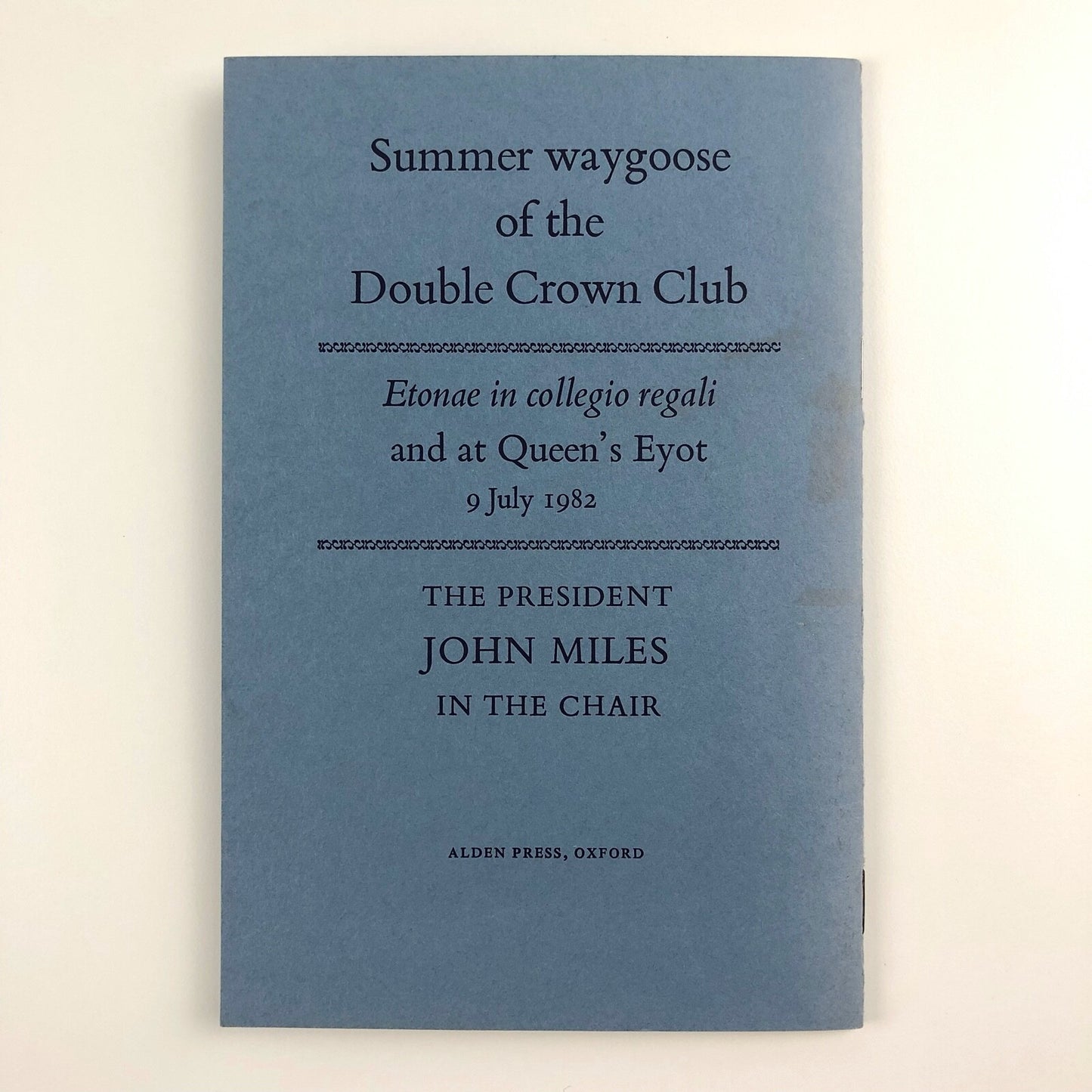 Eton College Library. An exhibition of printed books, 1455-1974 Paul Quarrie DCC