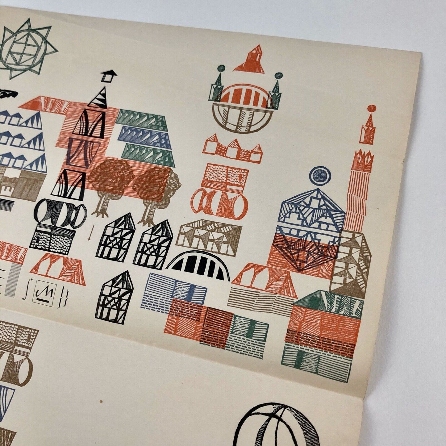 Bauer Type Foundry | Seasons Greetings insert for Soldans Ltd | design and wood-engravings by Otto Rohse