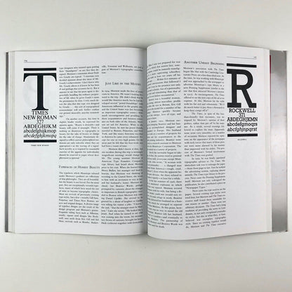 Typographic Milestones by Allan Haley | Van Nostrand Reinhold, 1992