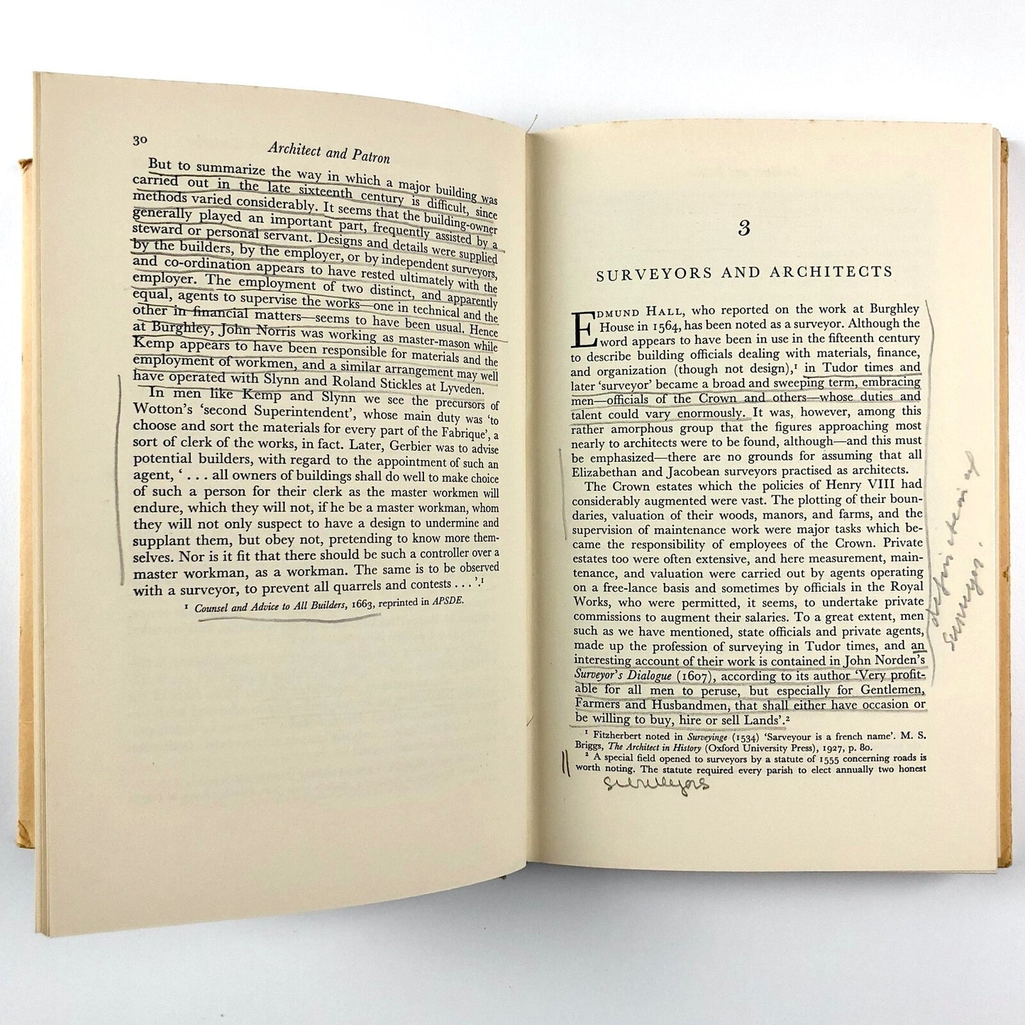 Architect and Patron by Frank Jenkins | University of Durham Publications | Oxford University Press, 1961