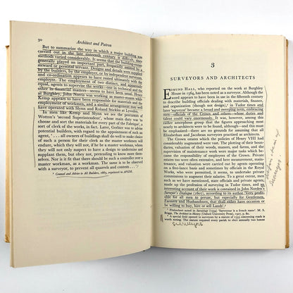 Architect and Patron by Frank Jenkins | University of Durham Publications | Oxford University Press, 1961