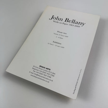 Private view invite John Bellany Works on Paper 1965-2009 | Beaux Arts, 2009