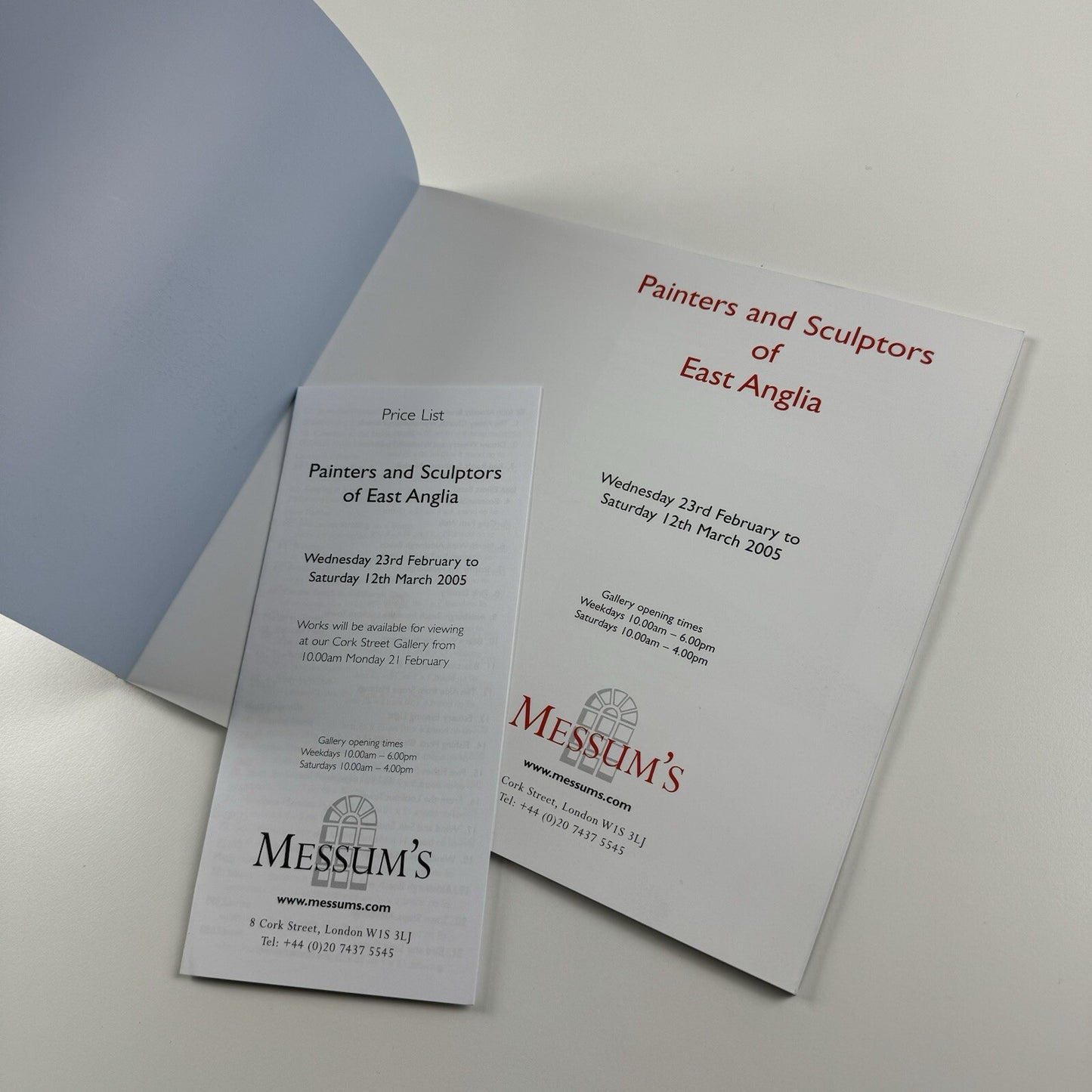 Painters and Sculptors of East Anglia | Messum's catalogue and price list, 2005