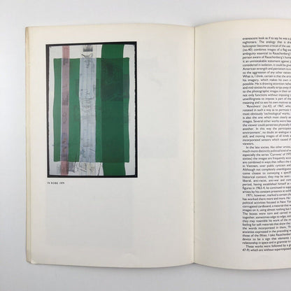 Robert Rauschenberg | Tate Gallery exhibition catalogue, 1980