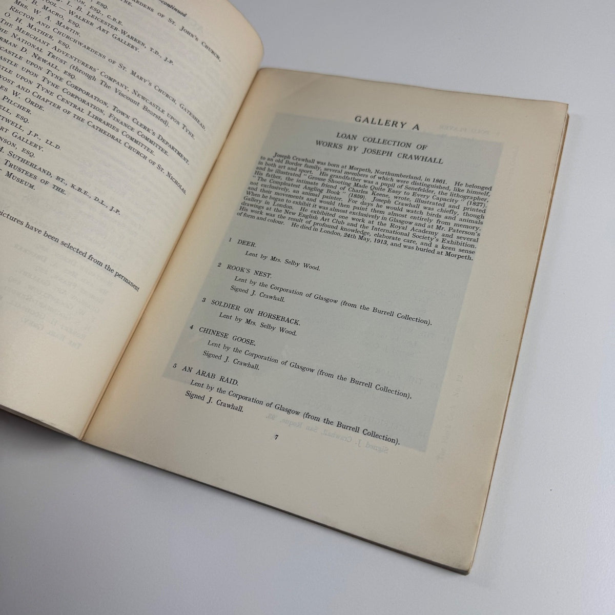 Exhibition Recording Tyneside's Contribution to Art | Laing Art Gallery Festival of Britain, 1951 + copy letter from Osbert Sitwell
