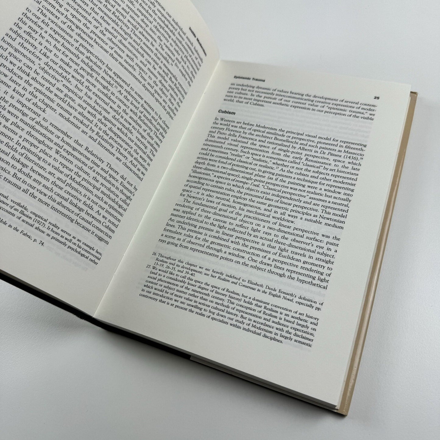 Inside Modernism – Realtivity Theory, Cubism, Narrative | Thomas Vargish and Delo Mook | Yale University Press, New Haven and London, 1999