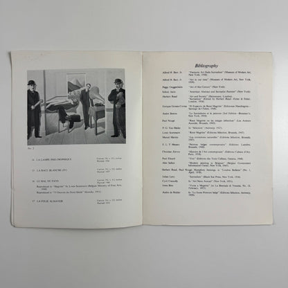 René Magritte | The Lefevre Gallery November 1953 catalogue and press release