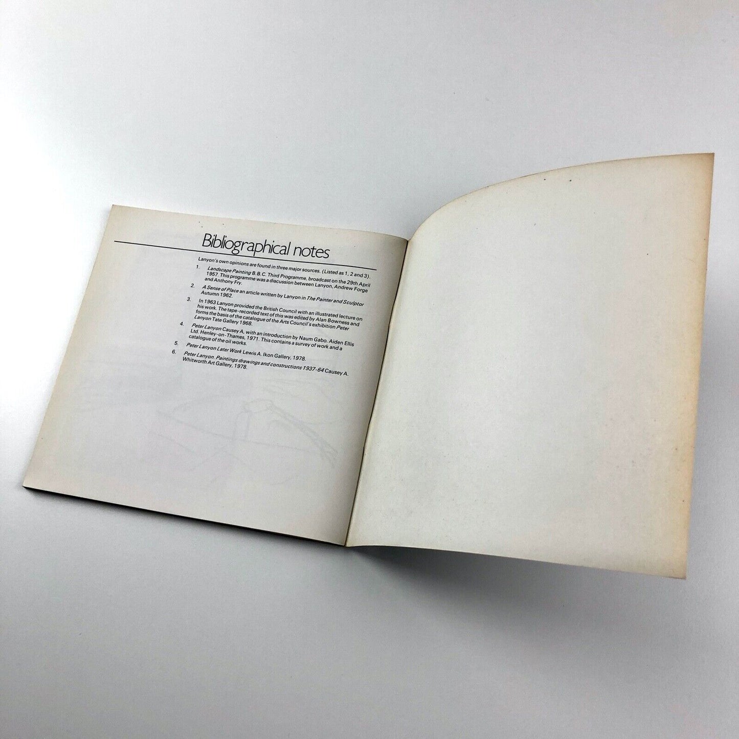Peter Lanyon Drawings & Graphic Work City | exhibition catalogue Museum & Art Gallery, Stoke on Trent, 1981
