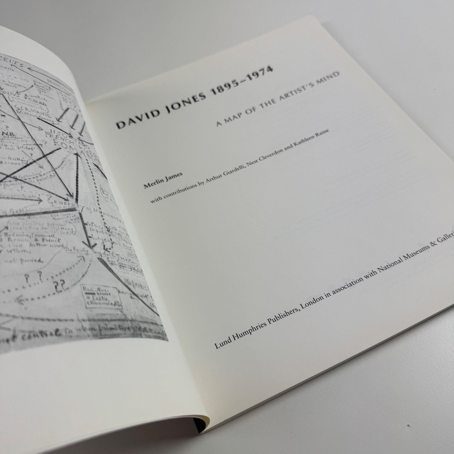 David Jones 1895-1974. A map of the artist’s mind by Merlin James Lund Humphries, 1995