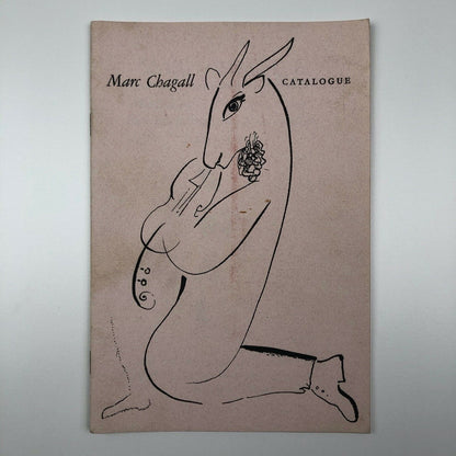 Marc Chagall. an exhibition of Paintings, Prints, Book Illustrations and Theatre Design (1908-1947) | Tate Gallery, February 1948 | Arts Council | | Introduction by R. H. Wilenski