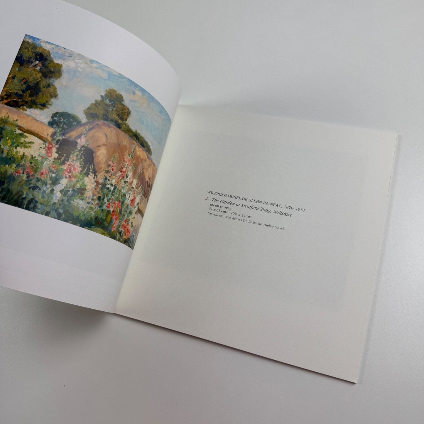 Wilfrid and Jane de Glehn. The Wiltshire Landscapes | Messum's, 2013