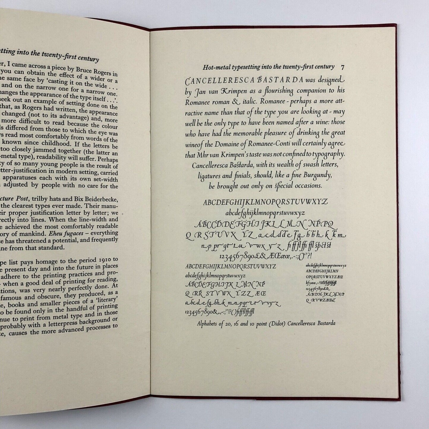 Hot-Metal Typesetting into the Twenty-First Century | Robert Stockwell 1983