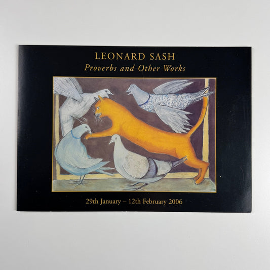 Folding card Leonard Sash. Proverbs and Other Works The Catto Gallery 2006