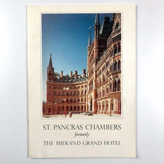 St Pancras Chambers – Formerly Midland Grand Hotel | Architecture brochure | London & Continental Stations