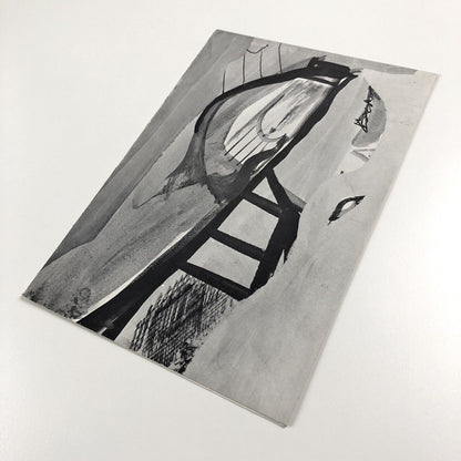Folding card for Peter Lanyon Gouaches and Drawings 1939-1964 | Bear Lane Gallery, 1969 | introduction by Peter Bowness