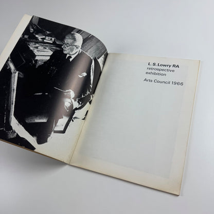 L.S. Lowry retrospective exhibition | Arts Council 1966/67 + private view invite