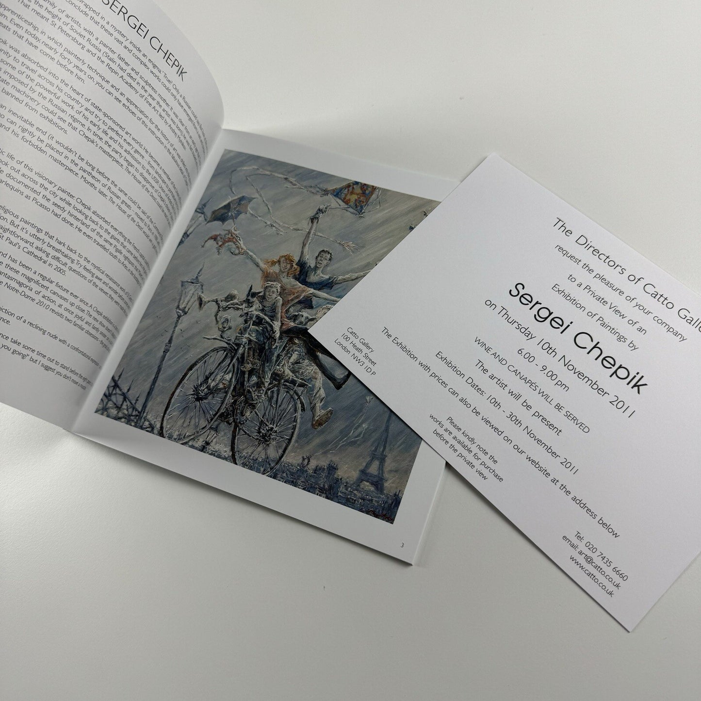 Sergei Chepik paintings | Chatto Gallery exhibition catalogue, 2011