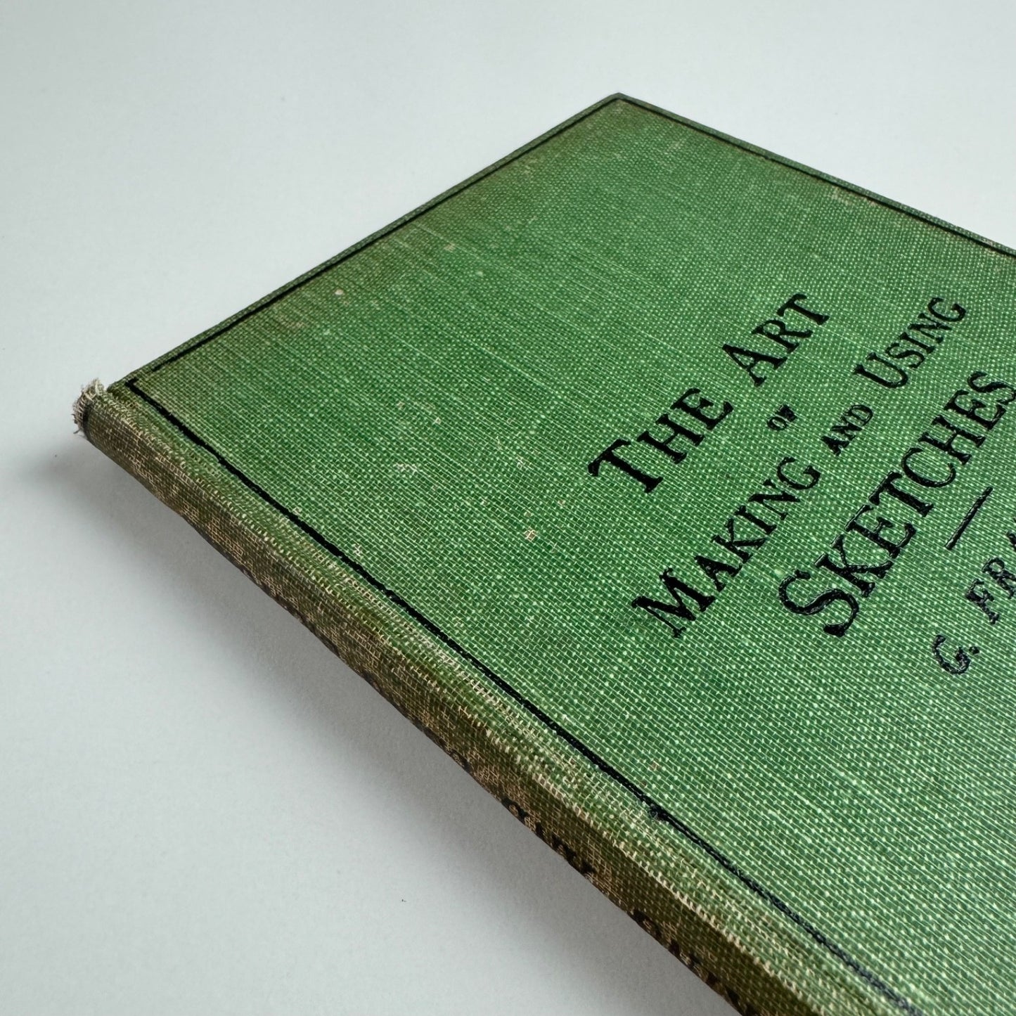 The Art of Making and Using Sketches by G. Fraipont. Cassell & Co, 1922 reprint