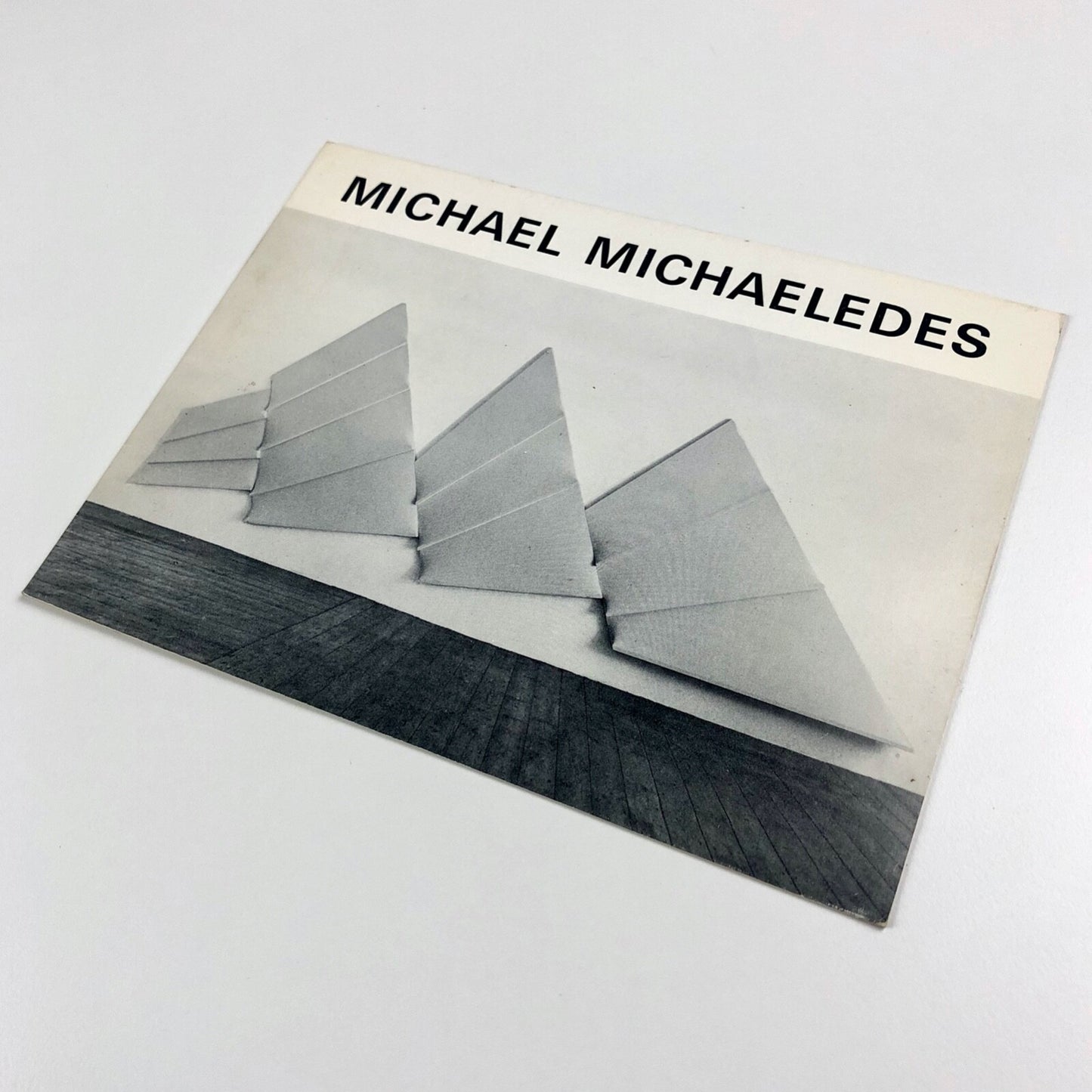 Michael Michaeledes folding card Juda Rowan Gallery | 1982 exhibition