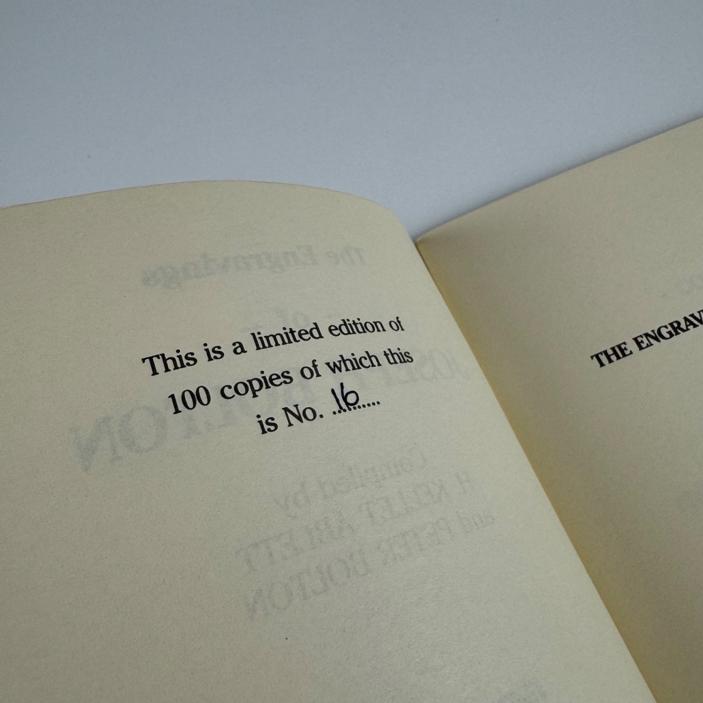 The Engravings of Joseph Bolton 1901-1988 compiled by H. Kellet Ablett Peter Bolton | Albany Press, 1990
