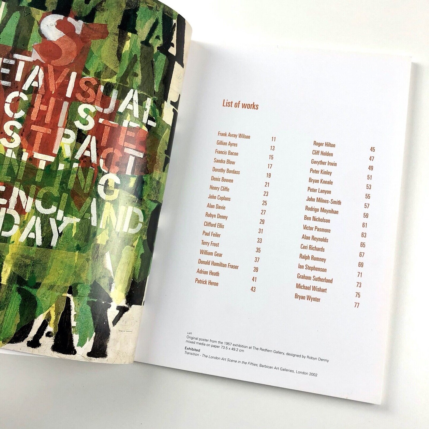 Metavisual, Tachiste, Abstract. Painting in England To-Day 1957. A fiftieth anniversary | The Redfern Gallery, 2007