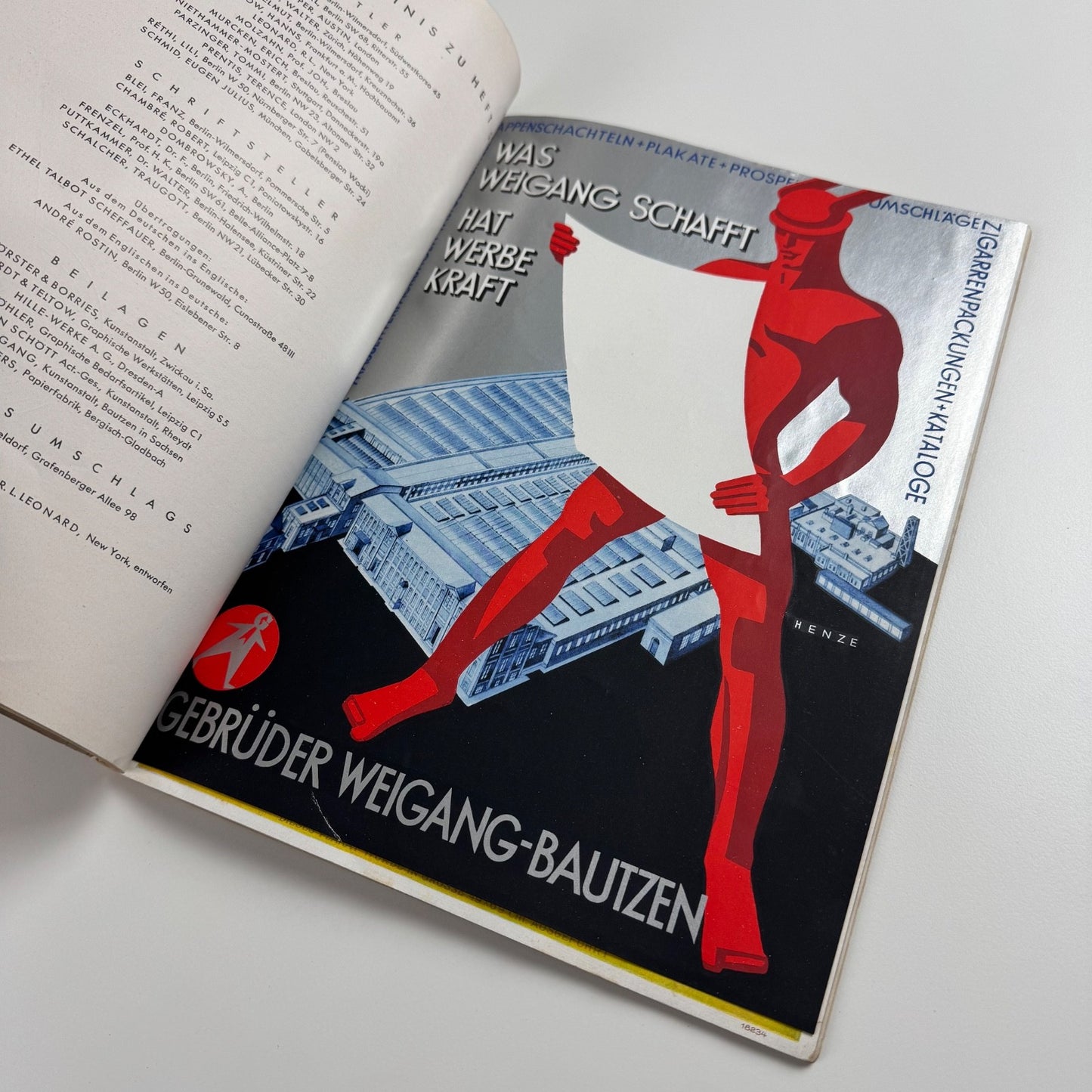 Gebrauchsgraphik International Advertising Art May 1930 Vol 7 no 5 edited by Professor HK Frenzel