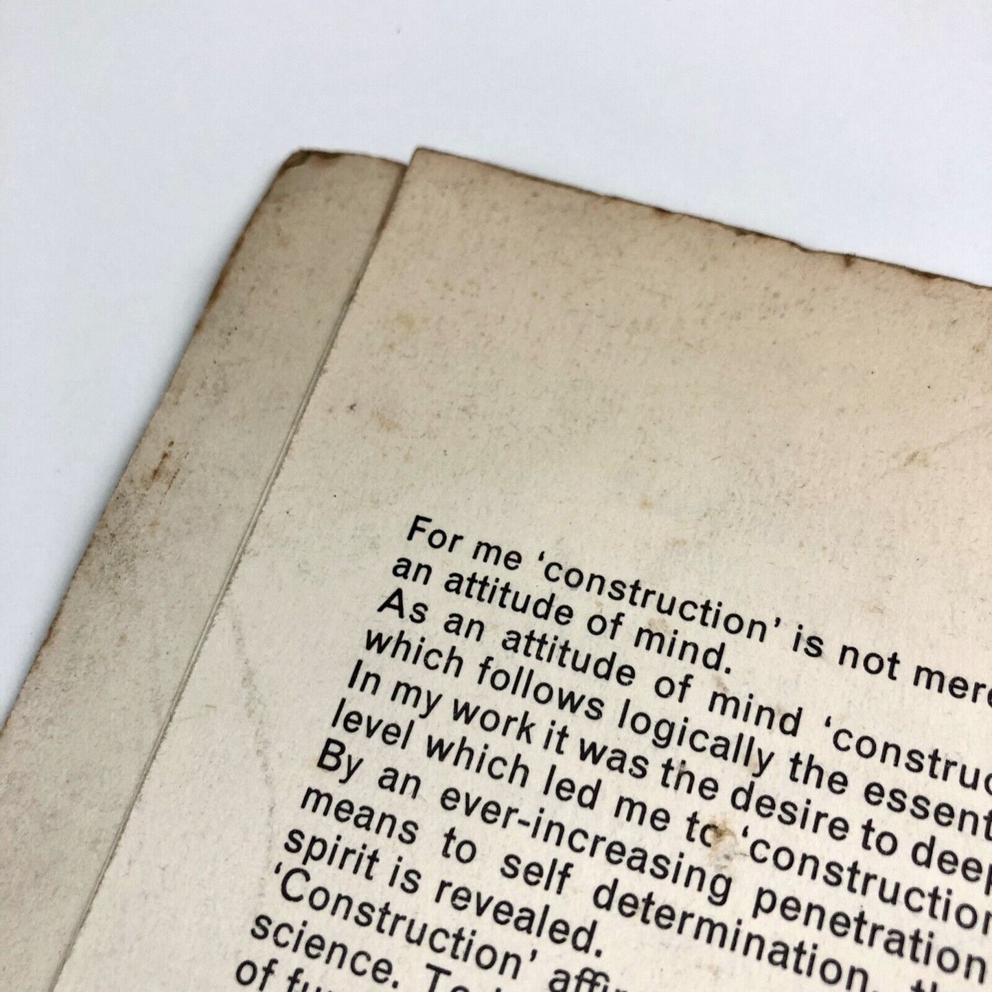 Construction: England: 1950-1960 | Drian Gallery, 1961 exhibition catalogue