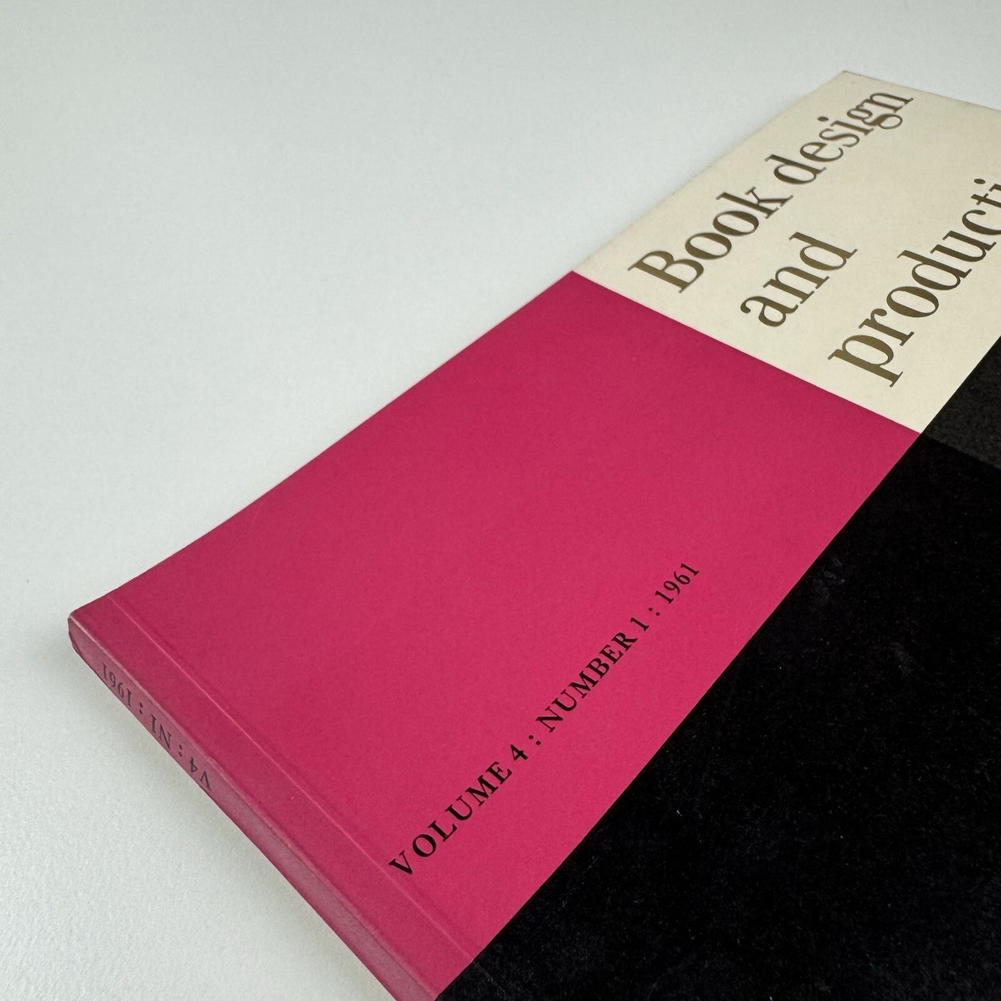 Book Design and Production | Vol 4 No 1 1961 | Printing News Ltd | Edited by James Moran