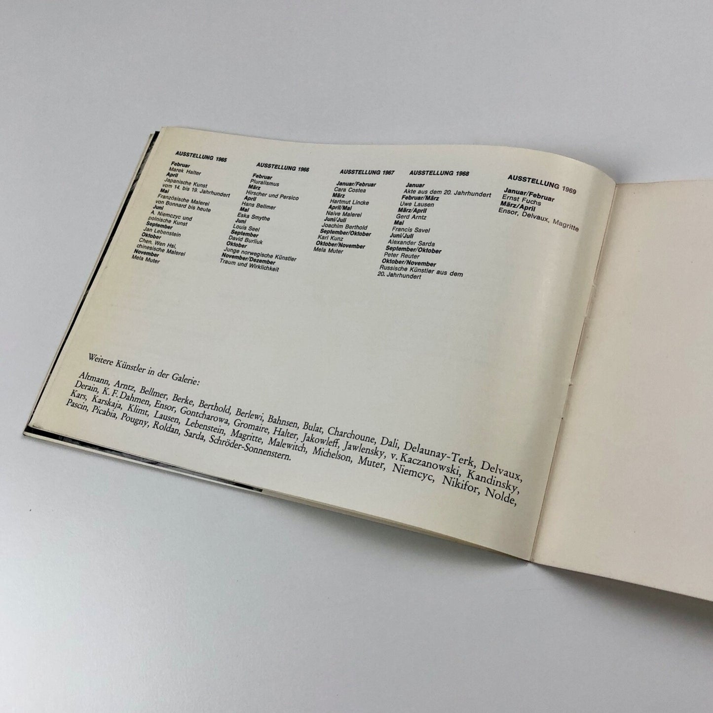 Marianne von Werefkin | Ölbider, Gouaches, Zeichnungen exhibition catalogue | Galerie Gmurzyska, 1969