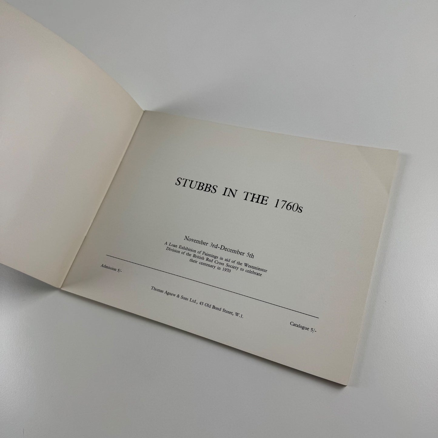 Stubbs in the 1760s | Thomas Agnew, 1970