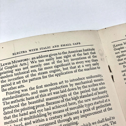 Fourteen type designs from the Linotype repertory of Book Faces | Linotype & Machinery Ltd
