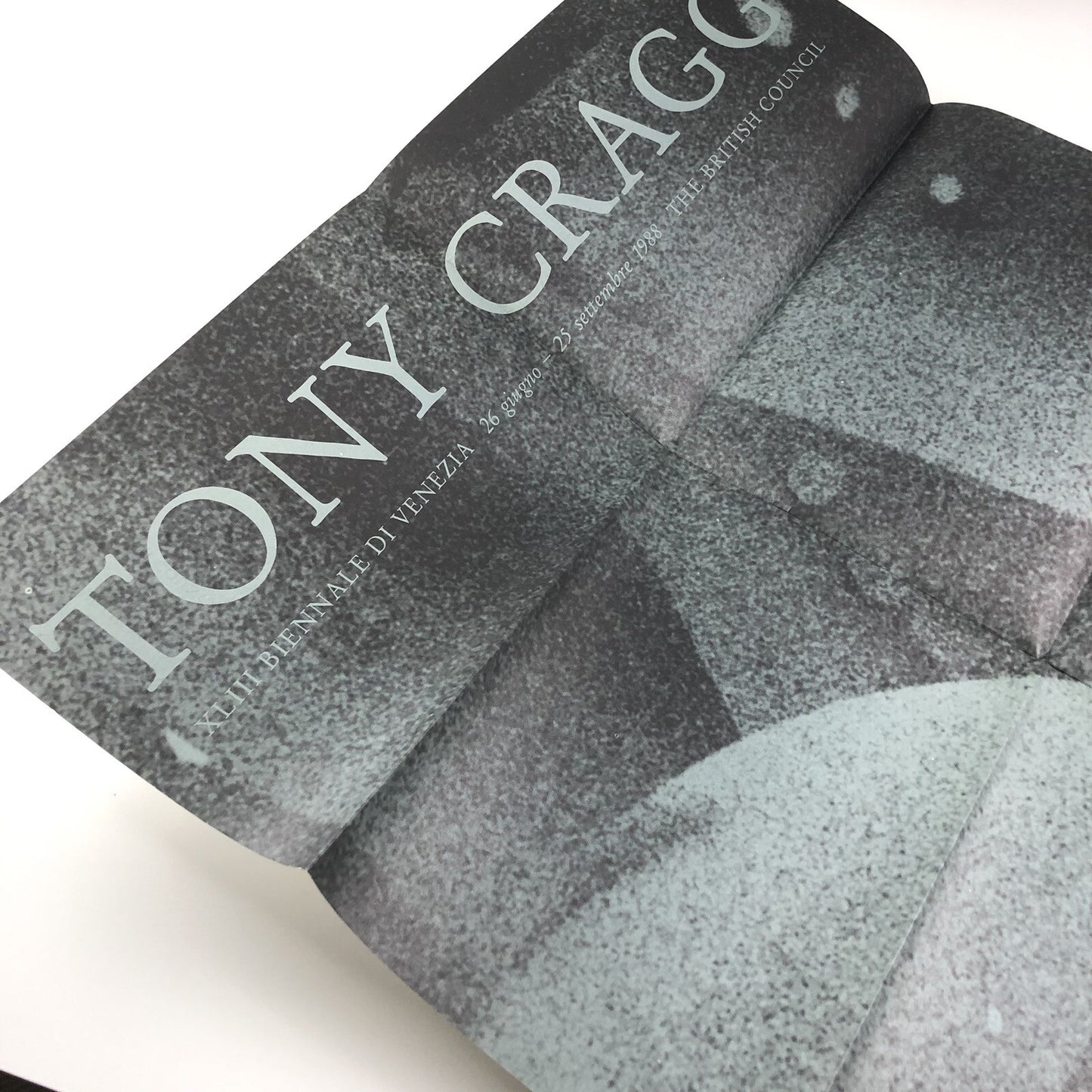 Tony Cragg. XLIII Biennale di Venezia | The British Council 1988 catalogue & guide