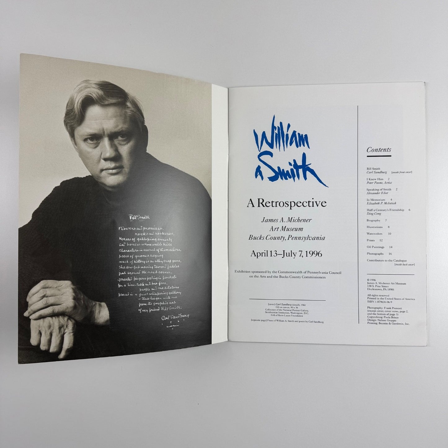 William A. Smith. A retrospective | James A. Mitchener Art Museum, 1996