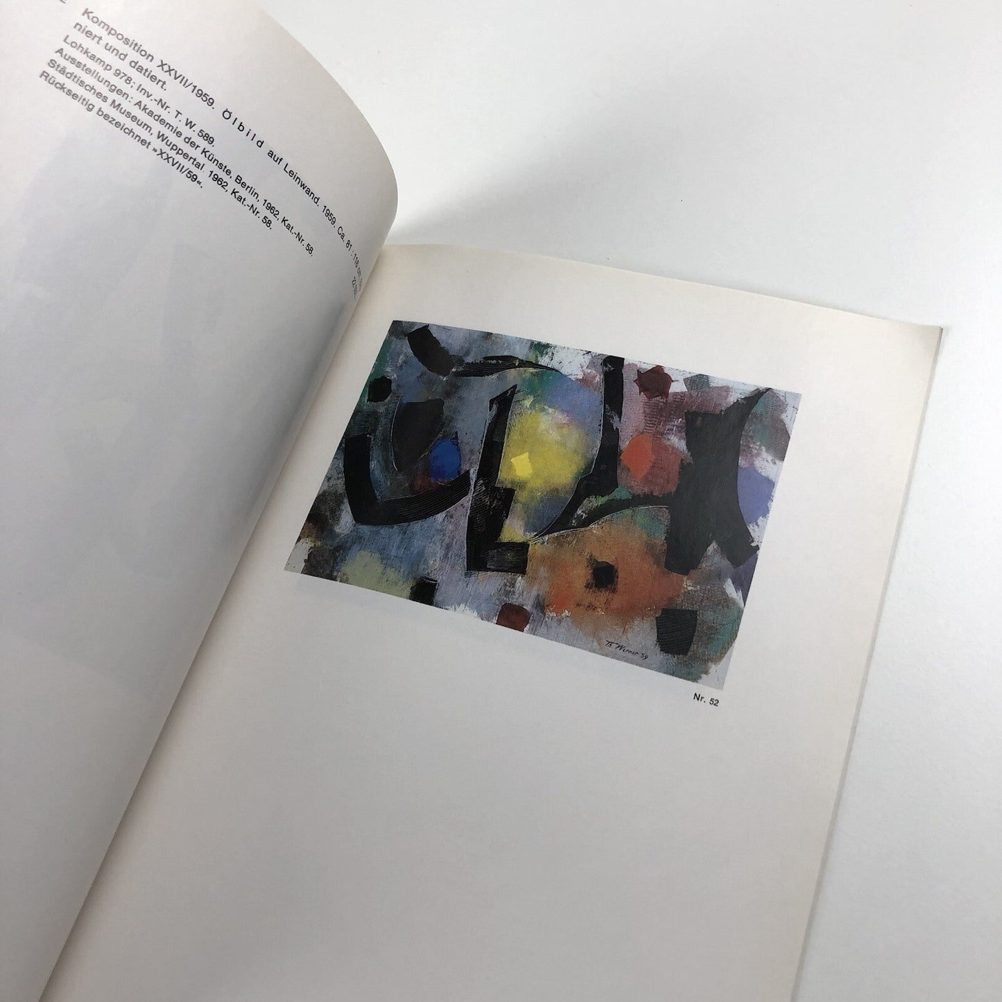 Theodor Werner | Karl & Faber, Munich 1981 exhibition catalogue