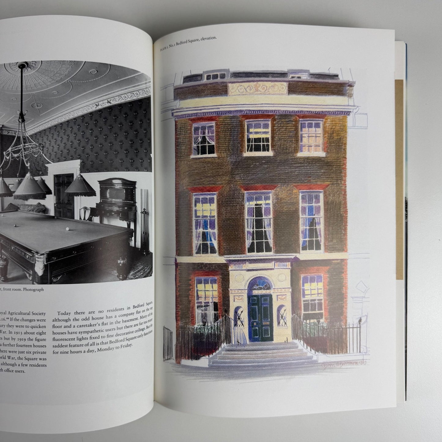 Bedford Square an architectural study by Andrew Byrne | Athone Press, 1990