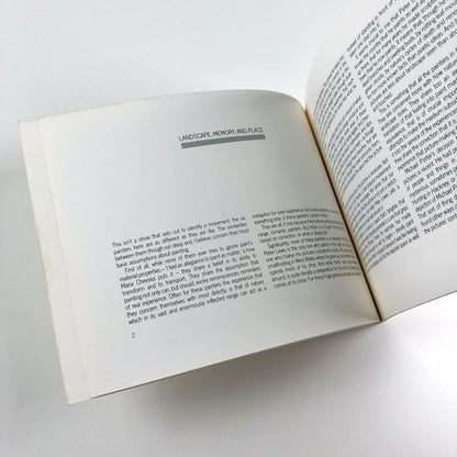 Landscape, Memory and Desire | Serpentine Galleries 1984/5 Andrew Mansfield et al