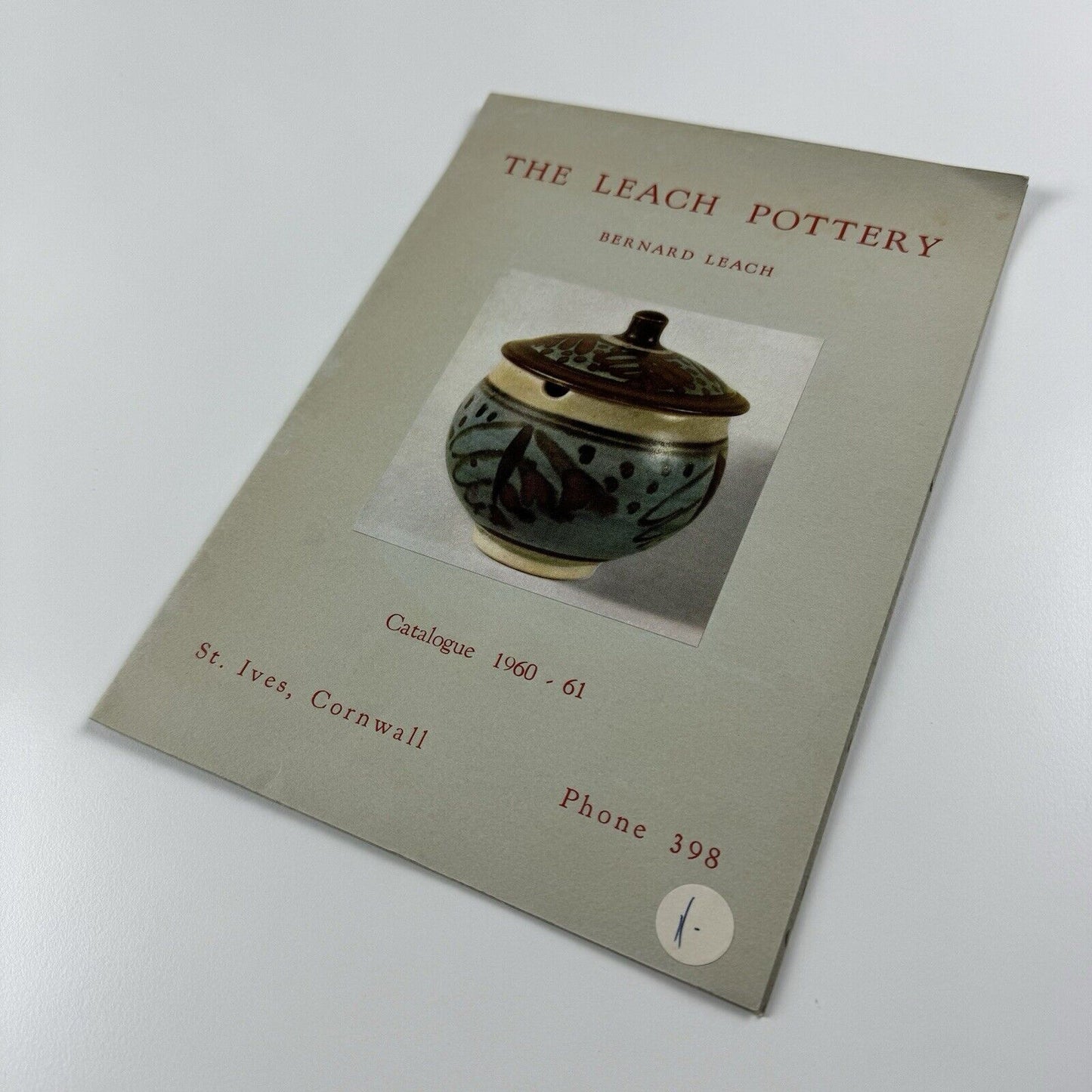 The Leach Pottery – Bernard Leach | Catalogue 1960-61