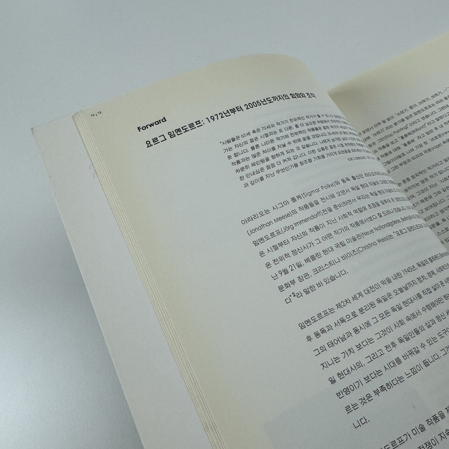 Jörg Immendorff. Paintings and sculptures 1972-2005 | Arario Gallery catalogue, 2005