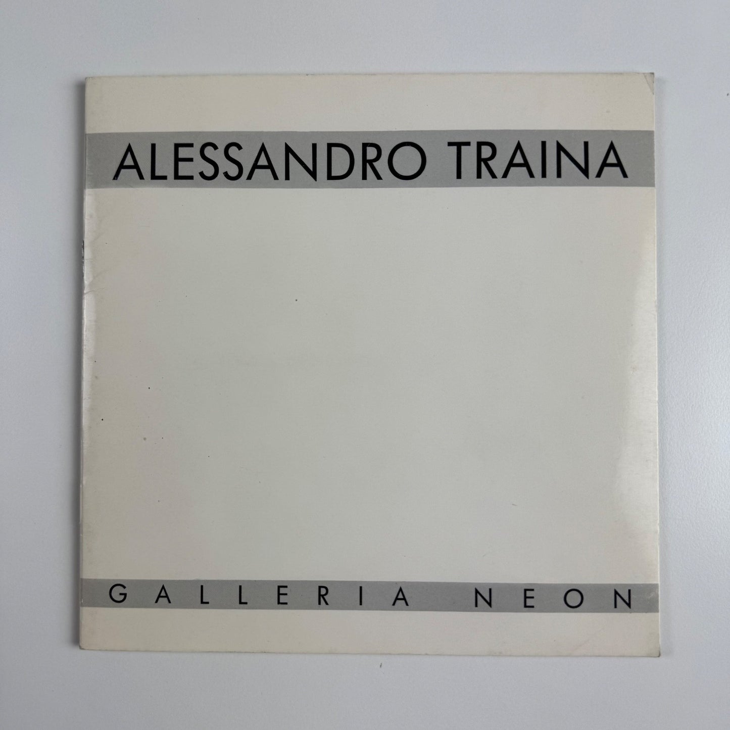 Alessandro Traina | Galleria Neon, Bologna, April 1989
