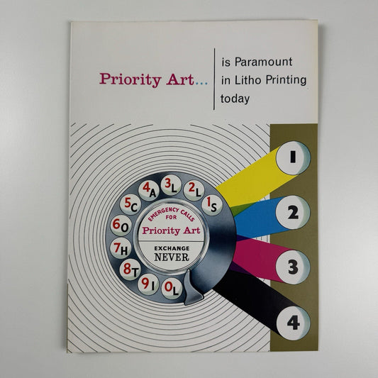 Promotional leaflet – Priority Art paper | The Inveresk Paper Co, undated