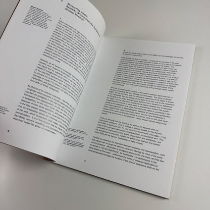 Carl Andre and the sculptural imagination Museum of Modern Art Papers 2, 1996