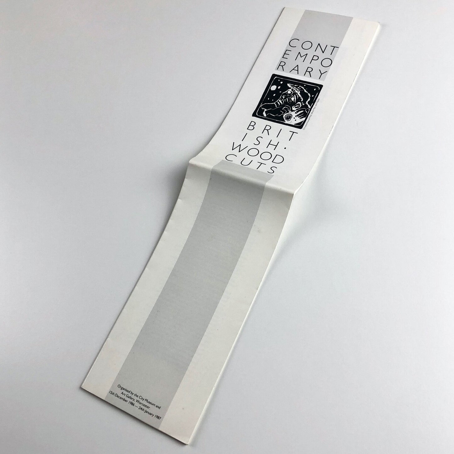 Contemporary British Woodcuts | City Museum and Art Gallery Worcester | Exhibition leaflet, 1986/7
