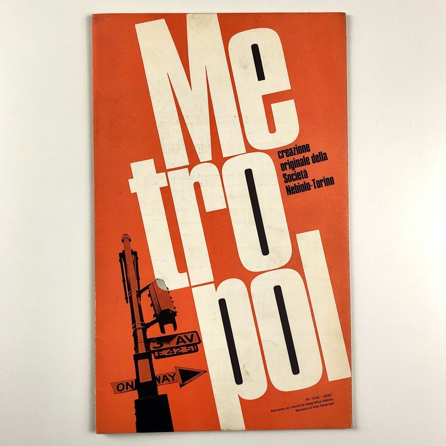 Metropol Super Compatto della Societá Nebiolo Aldo Novarese type specimen booklet, 1968
