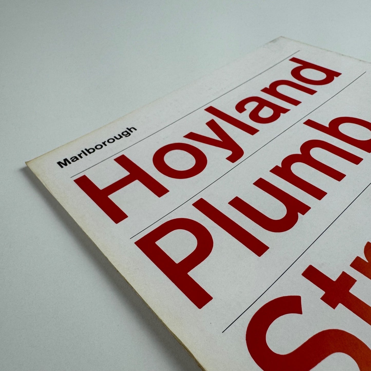 Hoyland Plumb Stroud Turnbull | Marlborough undated cat.105 design by Gordon House