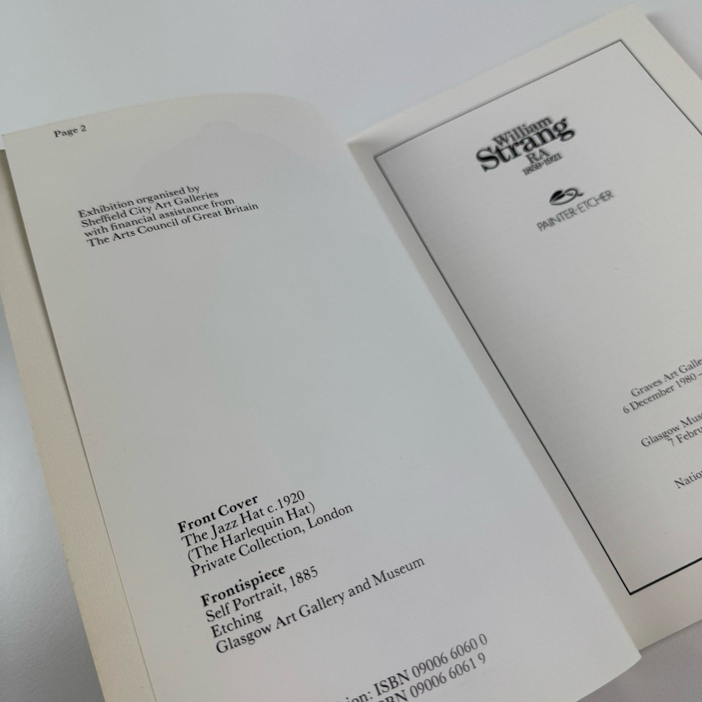 William Strang RA 1859-1921 | Sheffield Art Galleries 1980