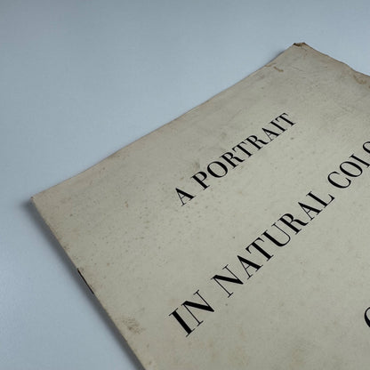 Leaflet A portrait in Natural Colour of the Nonesuch Dickens Nonesuch Press 1937