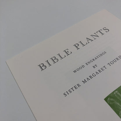 Prospectus – Bible Plants | Wood engravings by Sister Margaret Tournour | Clarion Publishing, 1999