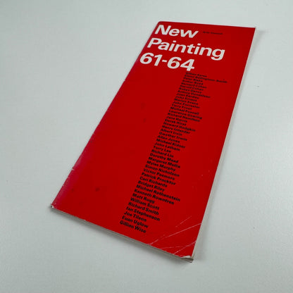 Leaflet New Painting 61-64 Arts Council, design by Gordon House