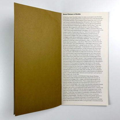 Seven Painters in Dundee: Neil Dallas Brown, Dennis Duchan, Peter Collins, Ian Fearn, James Howie, James Morrison, John Knox | Scottish Arts Council, 1970